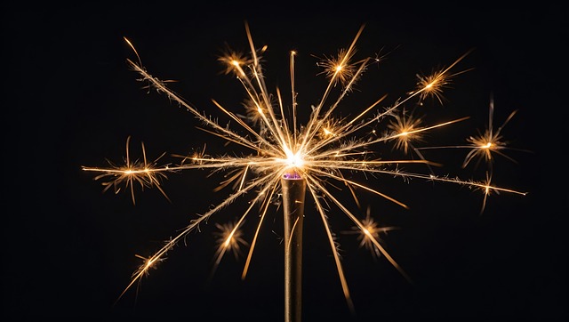 Free new year's day fireworks new year's eve illustration
