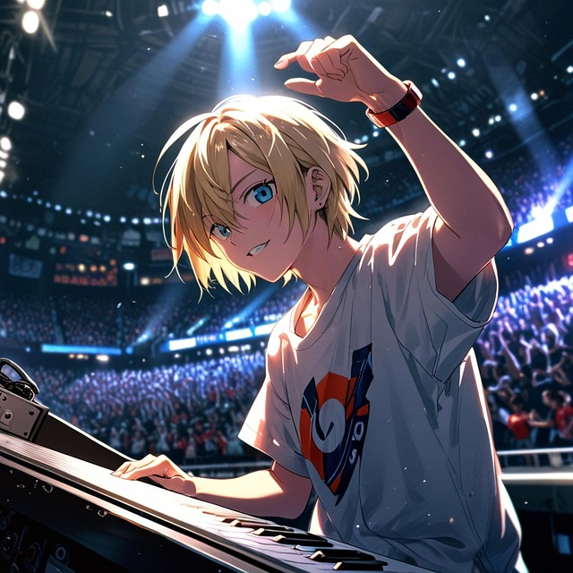 Ai Generado, Anime, Concierto, Pianista