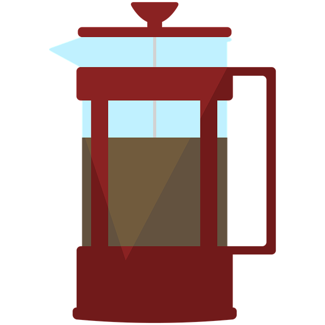 Free coffee press cappuccino espresso illustration
