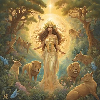 Free Goddess Mystical illustration and picture