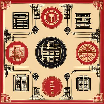 Free I Ching Chinese illustration and picture