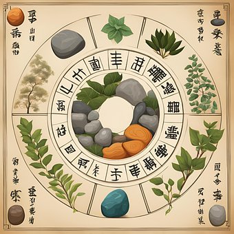 Free I Ching Chinese illustration and picture