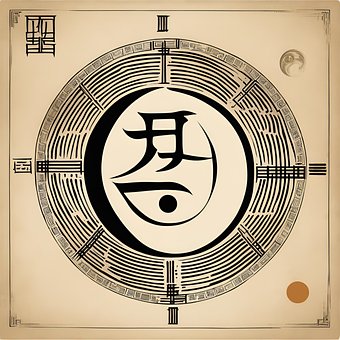 Free I Ching Chinese illustration and picture