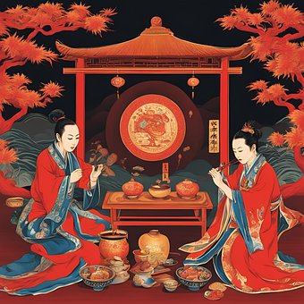 Free I Ching Chinese illustration and picture