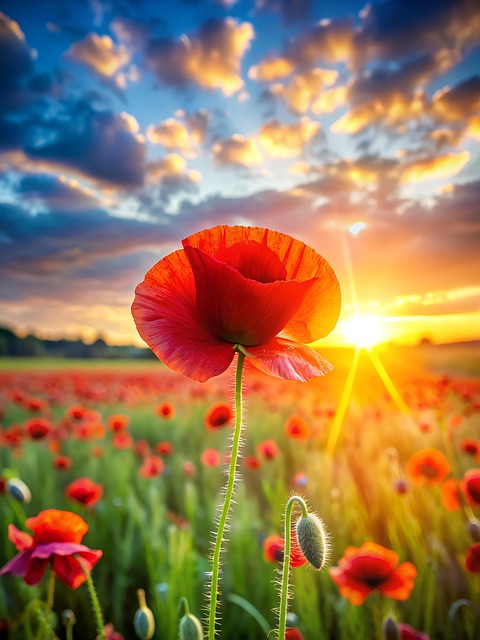 Free Ai Generated Flowers illustration and picture