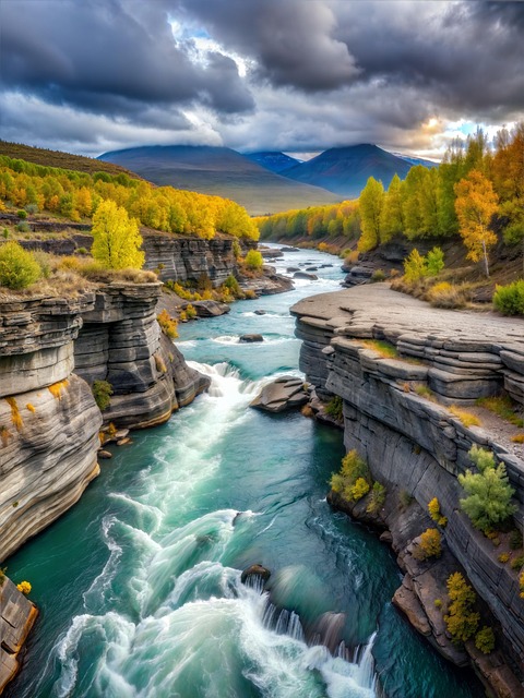 Free Ai Generated River illustration and picture