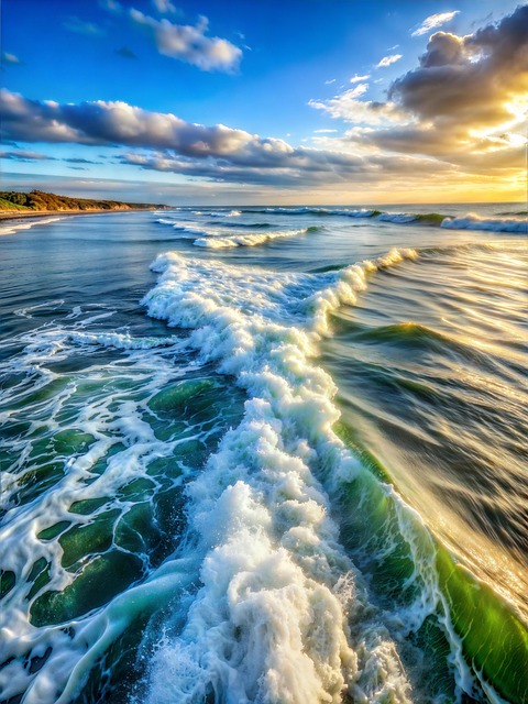 Free Sunrise Ocean illustration and picture