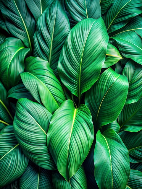 Free Ai Generated Leaves illustration and picture