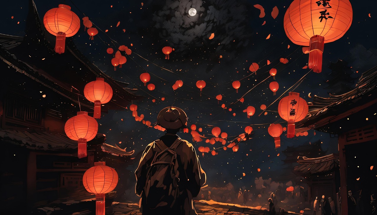 Linternas, Festival De Mediados De Otoño