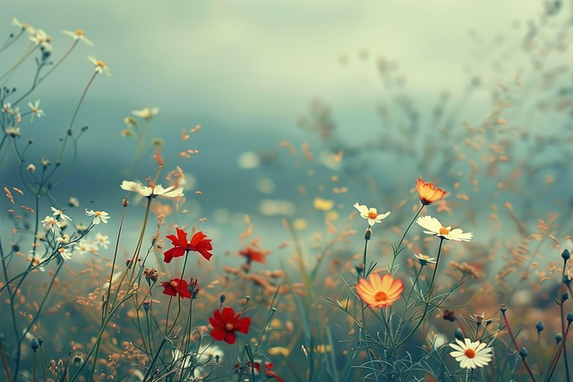 Blumen, Mohnblumen, Blüte, Feld, Natur