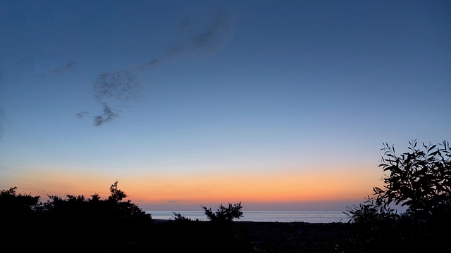 Free Sunrise Sea photo and picture