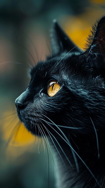 Ai Generiert, Schwarze Katze, Katze