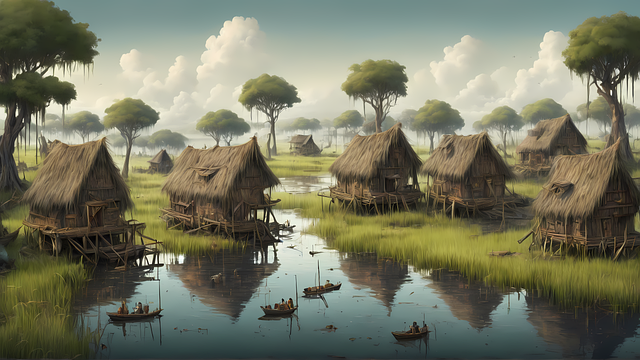 Free hut nature house illustration
