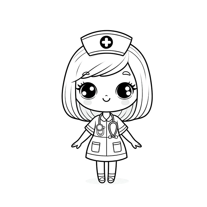 Download Coloring Pages Nurse, Coloring Page Nurse, Coloring Pages ...