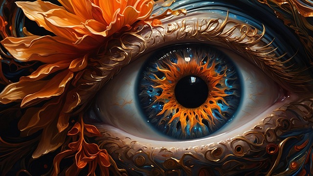 Free eye eyelashes close up illustration