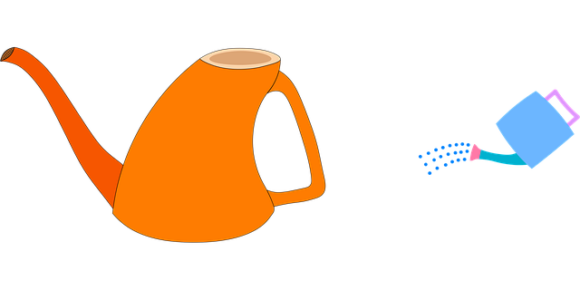 Free water stopper watering horticulture illustration
