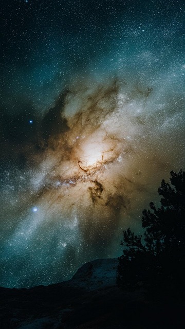 Free earth night sky illustration