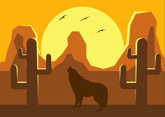 Free animal wolf nature illustration