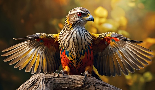 Free bird ornithology wings illustration