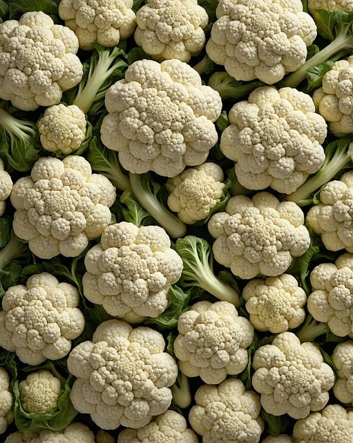 Free vegetables cauliflower cabbage illustration
