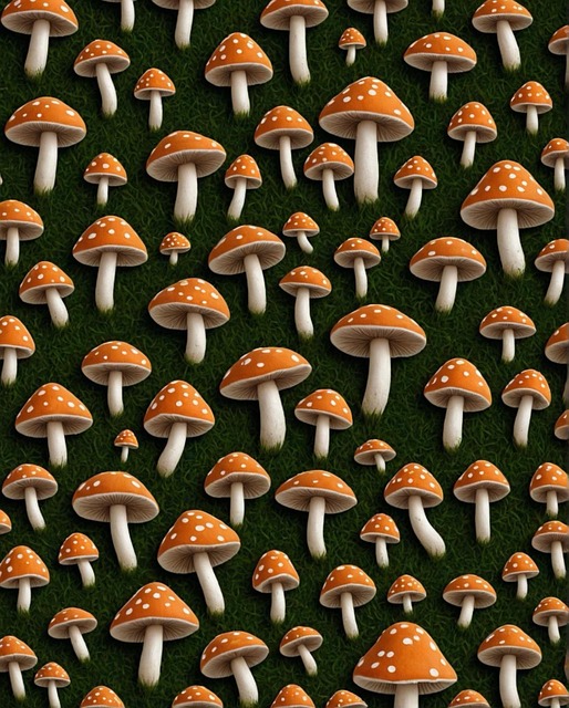 Free mushrooms fungal science forest illustration
