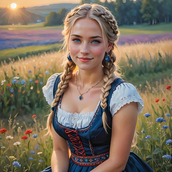 Drindle Download Dirndl, Costume, Tradition. Royalty-Free Stock Illustration ...
