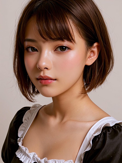 Free ai generated maid woman illustration