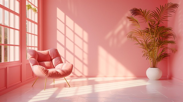 Free ai generated space living room illustration