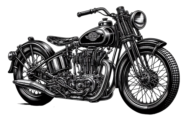 Free ai generated motorcycle bike vector