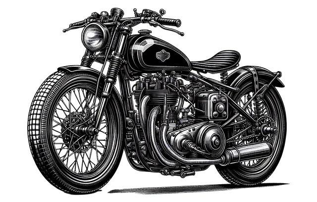 Free ai generated motorcycle bike vector