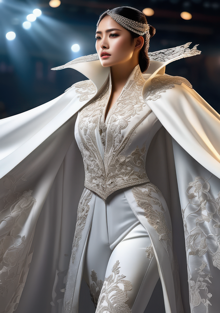 Free ai generated woman model illustration