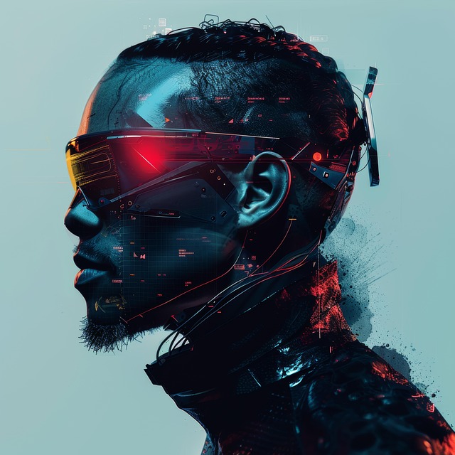 Ai Generiert, Mann, Futuristisch