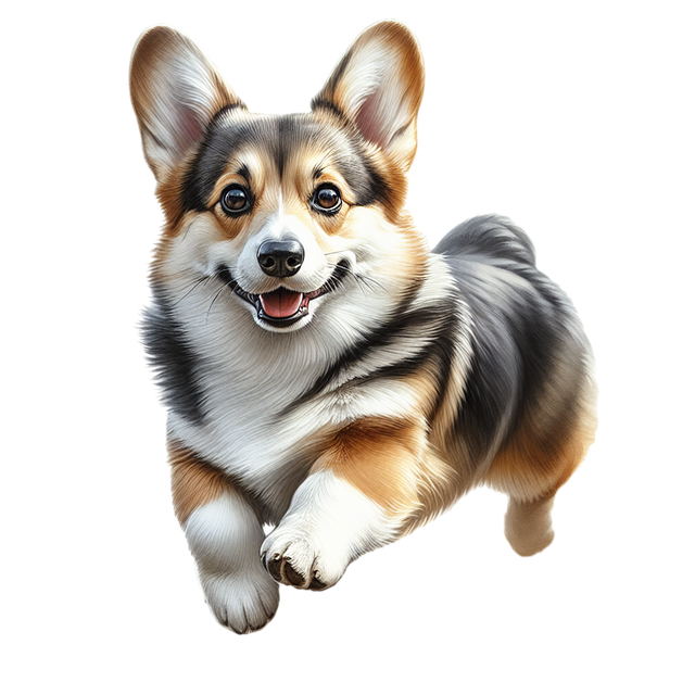 Free ai generated nature pembroke welsh corgi illustration