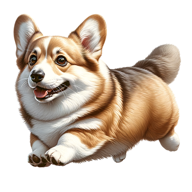 Free ai generated pembroke welsh corgi corgi illustration