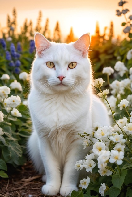 Ai Generert, Cat, Hvite Katten