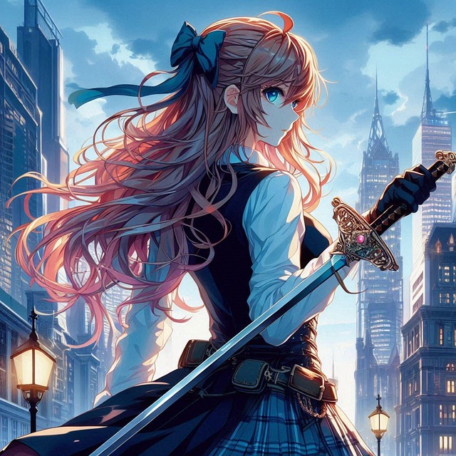 Free ai generated woman character illustration