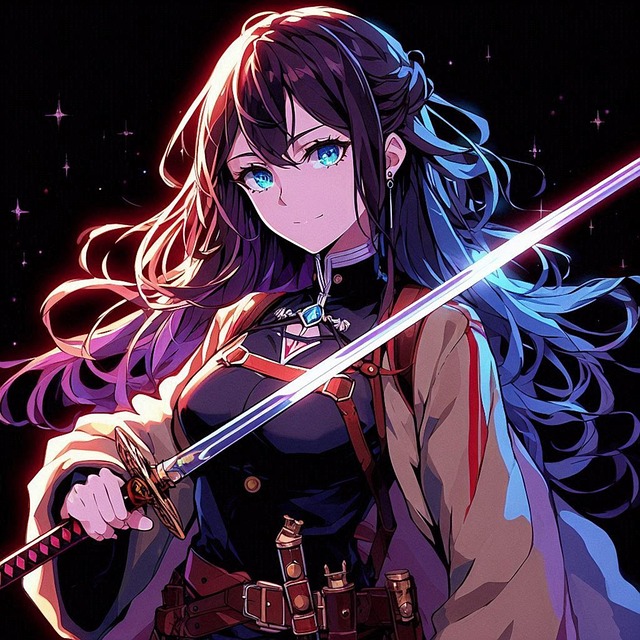 Free ai generated woman character illustration
