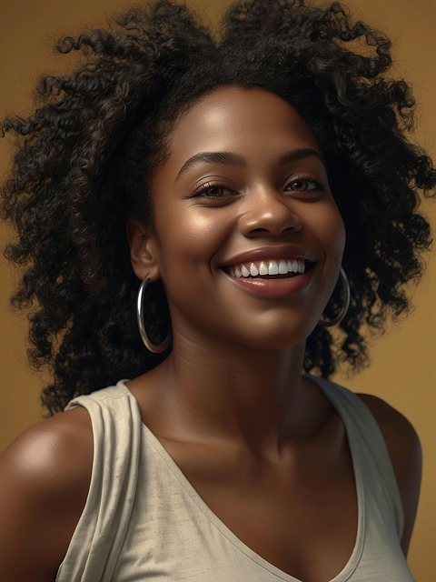 Free ai generated woman portrait illustration