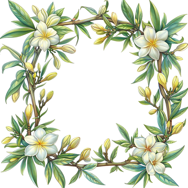 Free ai generated flowers frangipani vector