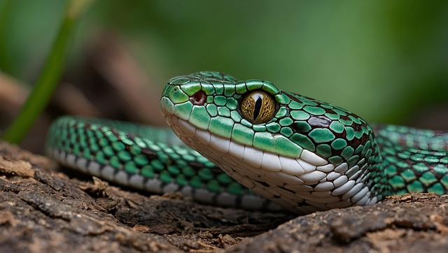 Free ai generated snake animal illustration