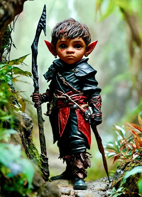 Download free HD stock image of Ai Generated Nature Free ai generated nature halfling illustration