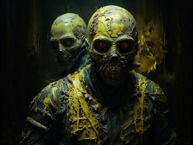 Free ai generated biohazard warning illustration