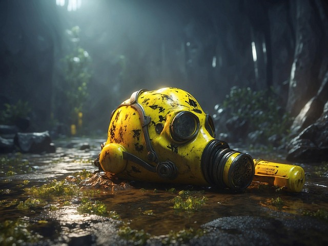 Free ai generated biohazard warning illustration