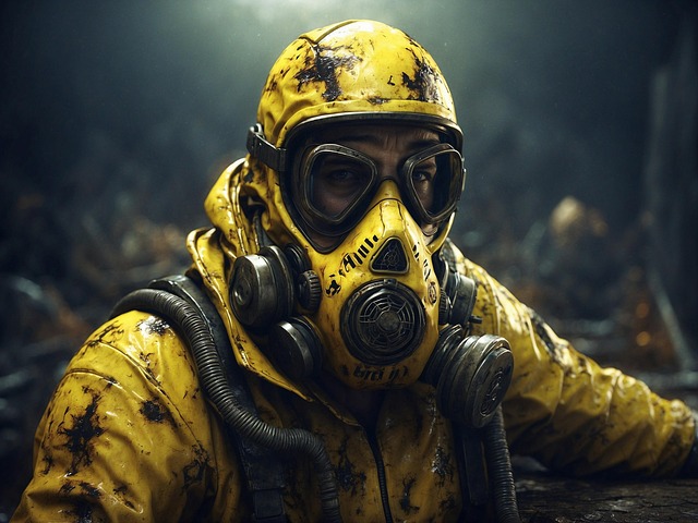 Free ai generated biohazard warning illustration