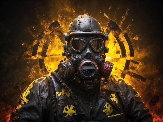 Free ai generated biohazard warning illustration