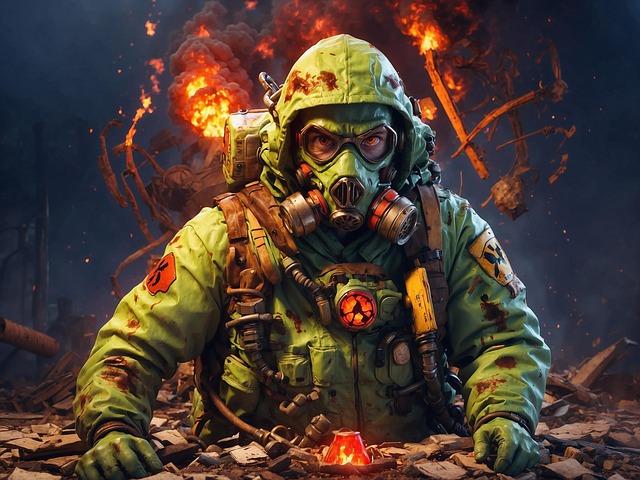 Free ai generated bio hazard pandemic illustration