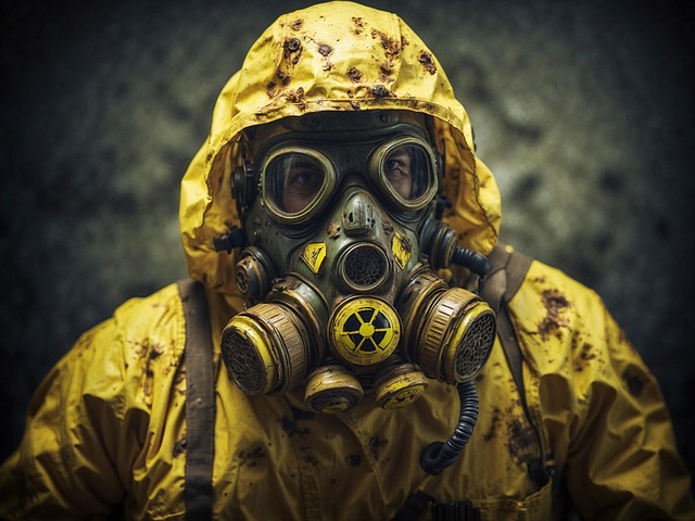 Free ai generated biohazard warning illustration