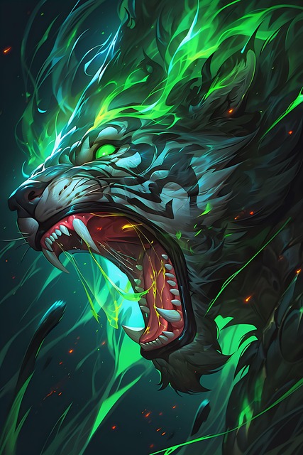 Free ai generated beast fantasy illustration