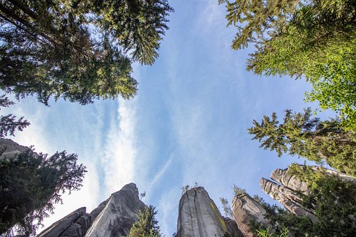 Pedras, Árvore, Céu, Natureza, Turismo