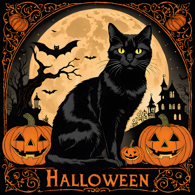 Free ai generated cat nature illustration